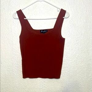 Marled  Red Tank Top size small